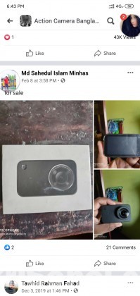 Mi 4k action camera